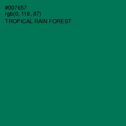 #007657 - Tropical Rain Forest Color Image