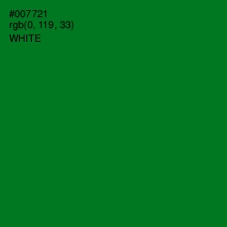 #007721 - Fun Green Color Image