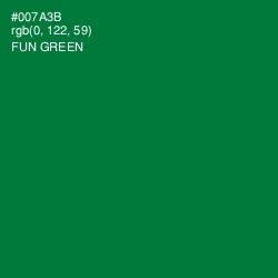 #007A3B - Fun Green Color Image