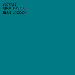 #007A85 - Blue Lagoon Color Image