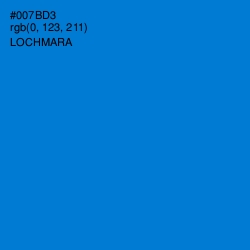 #007BD3 - Lochmara Color Image