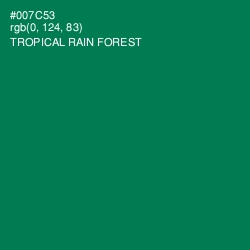 #007C53 - Tropical Rain Forest Color Image