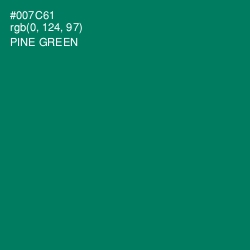 #007C61 - Pine Green Color Image