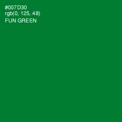 #007D30 - Fun Green Color Image