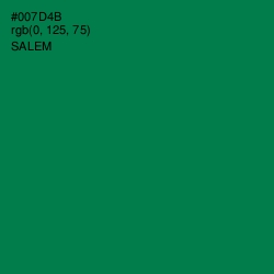 #007D4B - Salem Color Image