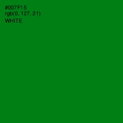 #007F15 - Japanese Laurel Color Image