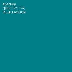 #007F89 - Blue Lagoon Color Image