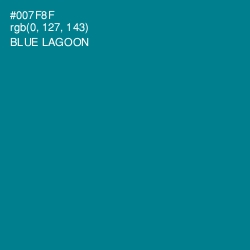 #007F8F - Blue Lagoon Color Image
