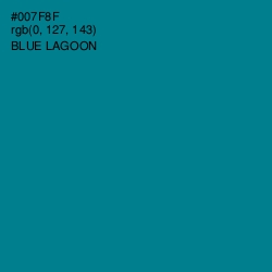 #007F8F - Blue Lagoon Color Image