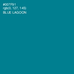 #007F91 - Blue Lagoon Color Image