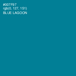 #007F97 - Blue Lagoon Color Image