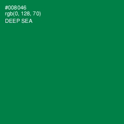 #008046 - Deep Sea Color Image