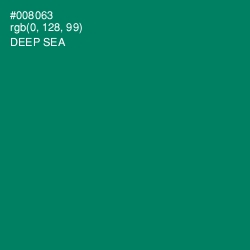 #008063 - Deep Sea Color Image