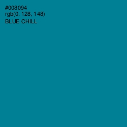 #008094 - Blue Chill Color Image