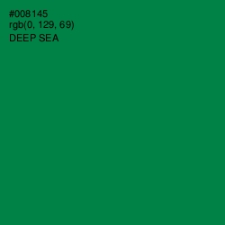 #008145 - Deep Sea Color Image