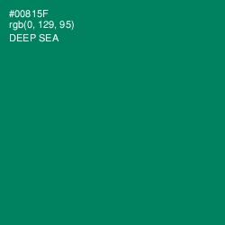 #00815F - Deep Sea Color Image