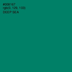 #008167 - Deep Sea Color Image