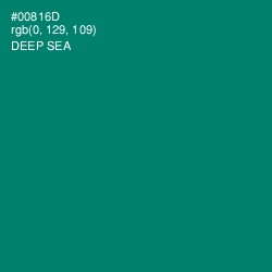 #00816D - Deep Sea Color Image