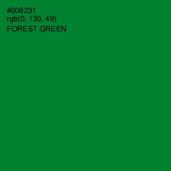 #008231 - Forest Green Color Image