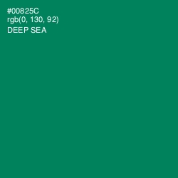 #00825C - Deep Sea Color Image