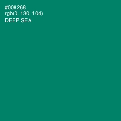 #008268 - Deep Sea Color Image