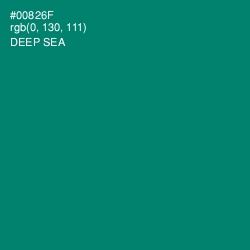 #00826F - Deep Sea Color Image