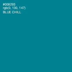 #008293 - Blue Chill Color Image