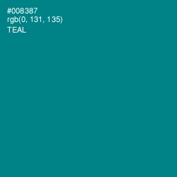 #008387 - Teal Color Image