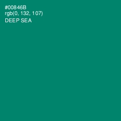 #00846B - Deep Sea Color Image