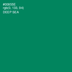 #00855E - Deep Sea Color Image