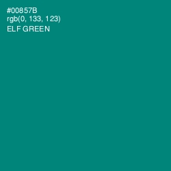 #00857B - Elf Green Color Image