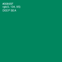 #00865F - Deep Sea Color Image