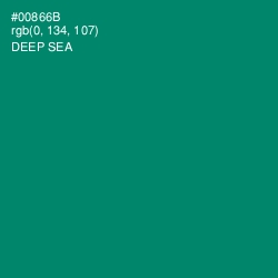 #00866B - Deep Sea Color Image