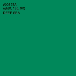 #00875A - Deep Sea Color Image