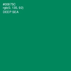 #00875C - Deep Sea Color Image