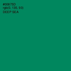 #00875D - Deep Sea Color Image