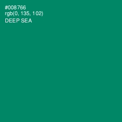 #008766 - Deep Sea Color Image