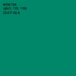 #00876A - Deep Sea Color Image