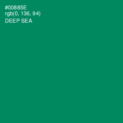 #00885E - Deep Sea Color Image