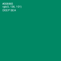 #008865 - Deep Sea Color Image