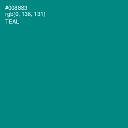 #008883 - Teal Color Image