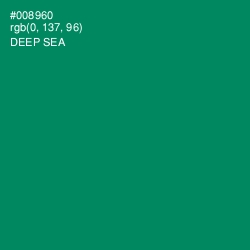 #008960 - Deep Sea Color Image