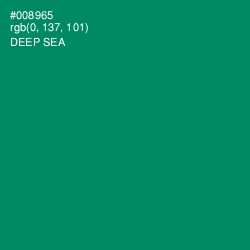 #008965 - Deep Sea Color Image