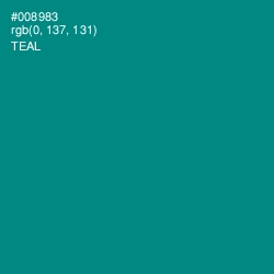 #008983 - Teal Color Image