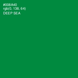 #008A40 - Deep Sea Color Image