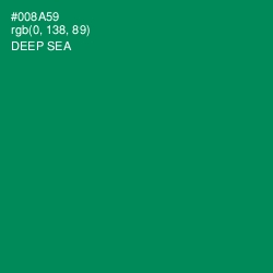 #008A59 - Deep Sea Color Image