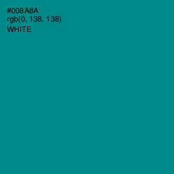 #008A8A - Teal Color Image