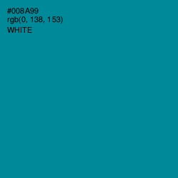 #008A99 - Blue Chill Color Image