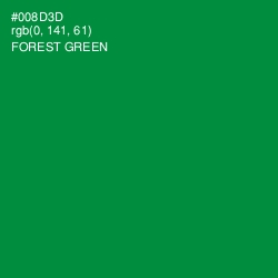 #008D3D - Forest Green Color Image