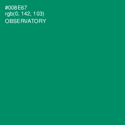 #008E67 - Observatory Color Image